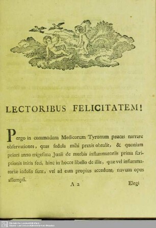 Lectoribus Felicitatem