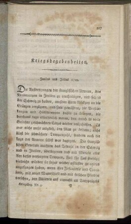 Junius und Julius 1799