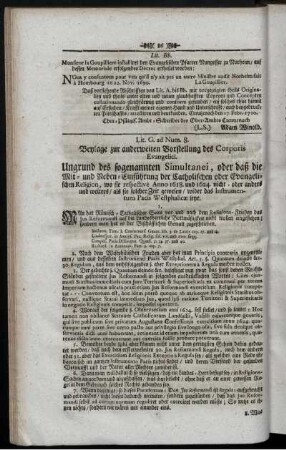 Lit G. ad Num. 8.