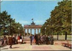 Brandenburger Tor von Osten gesehen