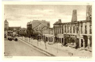 Der Krieg 1914/15 in Postkarten, 14. Reihe, Abt.: Deutschland; Inhalt: Ostpreußen/1.Gruppe: Nr. 136: Goldap