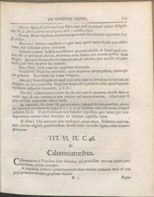 Tit. VI. IX. C. 46. De Calumniatoribus.