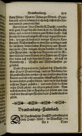 Brandenburg-Culmbach.