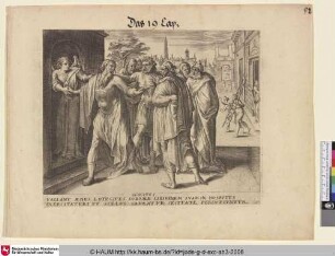 [Die Leute aus Sodom umstellen Lots Haus; The People of Sodom Surounding Lot's House]