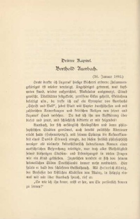 Drittes Kapitel. Berthold Auerbach