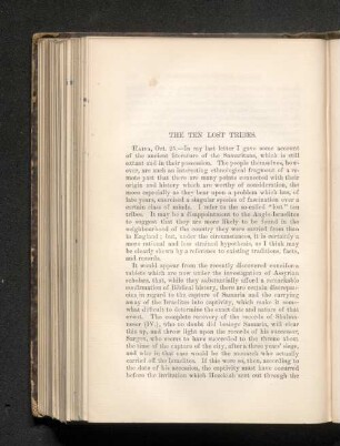 The ten lost Tribes.