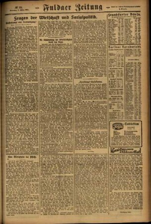 Zweite Ausgabe vom Sonntag, den 02. März 1924.