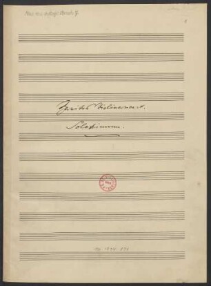 Konzerte. Skizzen; vl, pf (orch); d-Moll; op.44