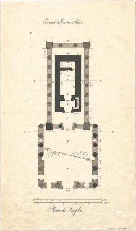 Speeth, Ferdinand; Ägypten; Tempelanlagen - Grundriss