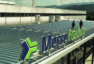 Freiburg im Breisgau: Solardach der Neuen Messe