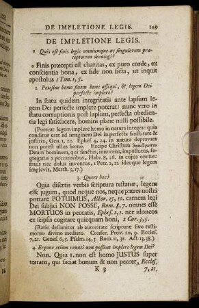 De Impletione Legis. - De Bonis Operibus.