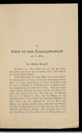 Reden bei Trauerfeier in Kirche