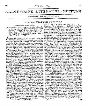 Maanedskriftet Ny Minerva. Quartal 1-4. Hrsg. v. K. L. Rahbek. Kopenhagen: Schultz 1806