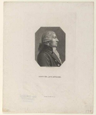 Bildnis des Gottfr. Aug. Bürger
