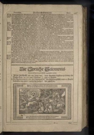 Die Sprüche Salomonis.