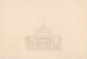 Thiersch, Friedrich von; Leipzig (Sachsen); Reichsgericht - Kuppelbau (Schnitt)