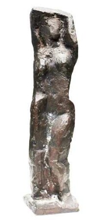 Kleine Stehende mit erhobenen Armen
