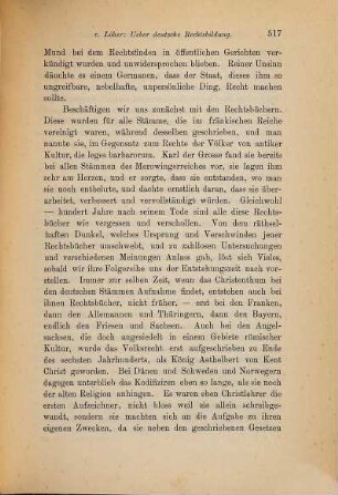 Ueber deutsche Rechtsbildung während des fränkischen Reiches