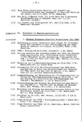 IV. Mitarbeit in Massenorganisationen