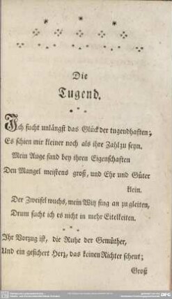 Die Tugend