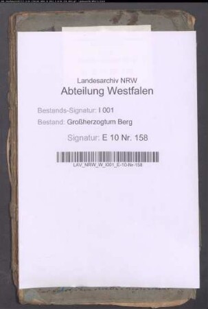 Aufhebung der Leibeigenschaft der zum Kloster Welver gehörigen Kolonien