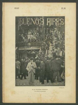 En el hipódromo argentino - [Fotografía] : Gran Premio Internacional