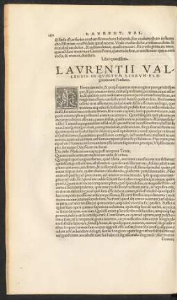 Laurentii Vallensis In Quintum Librum Elegantiarum ...