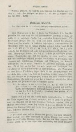 90-91 Kirchliche Statistik