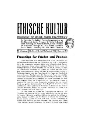 Frauenliga für Frieden und Freiheit