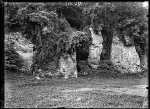 Valkenburg aan de Geul, Niederlande. Felsen der Ruine