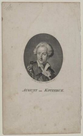 Bildnis des August von Kotzebue