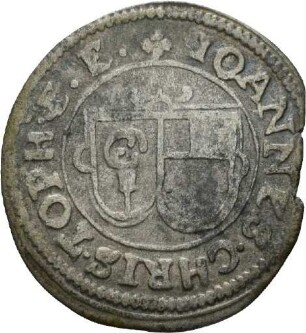 Halbbatzen des Bischof von Würzburg Johann Christoph v. Westerstetten, 1. Hälfte 17. Jahrhundert