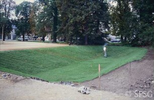 Königs Wusterhausen, Dokumentation zur Wiederherstellung, Anlage des Schlossgrabens.
