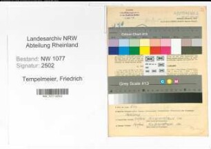 Entnazifizierung Friedrich Tempelmeier , geb. 18.08.1898 (Polizist)
