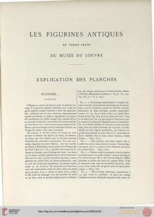Explication des planches