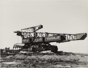 Eimerkettenbagger im Tagebau Zwenkau