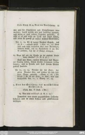 3. Von der Erlösung des menschlichen Geschlechts.