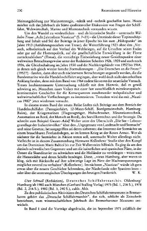 Deutsches Schiffahrtsarchiv, Red. Uwe Schnall, Bd. 1 : Oldenburg u.a., Stalling, 1975