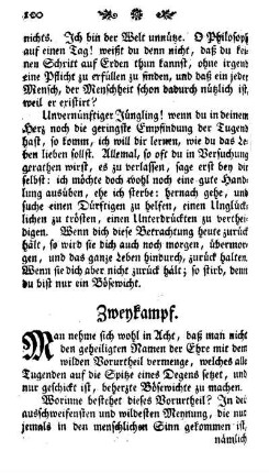 Zweykampf