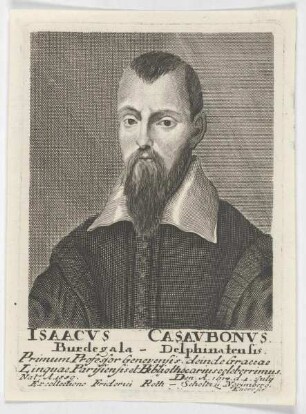 Bildnis des Isaacvs Casavbonvs