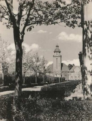 Lauta, Kirche : Lauta. Evangelische Kirche. Außenansicht