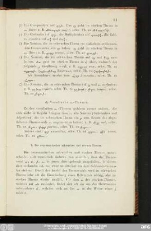 2. Die consonantischen schwachen und starken Themen.