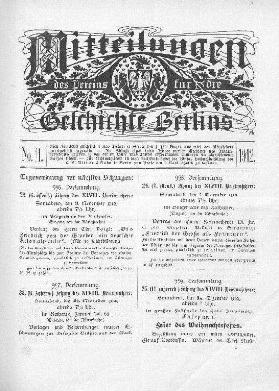 1912,11: No. 11