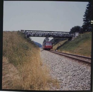 Mittelurbach Brücke 8254 Schienenbus Baureihe 795