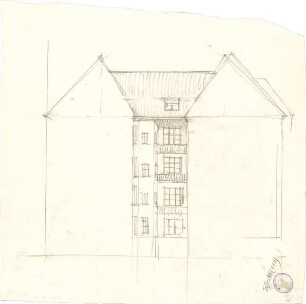 Pfann, Paul; München, Prinzregentenstr. 20 / 22; Haus Hartl - Ansicht