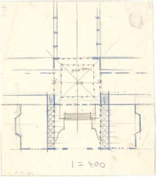 Pfann, Paul; Nürnberg; Landesausstellung 1906, Kunstausstellungsgebäude - Teilgrundriss