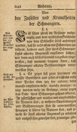 Von den Zufällen und Kranckheiten der Schwangern
