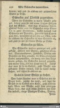 Wie Schnecken zuzurichten