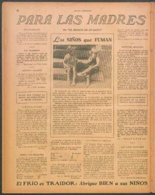 Los niños que fuman