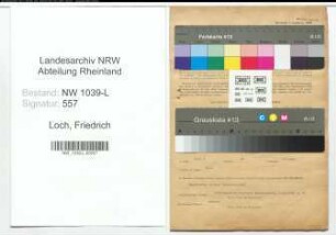 Entnazifizierung Friedrich Loch , geb. 04.07.1912 (Lehrer)